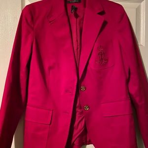 Ralph Lauren red blazer